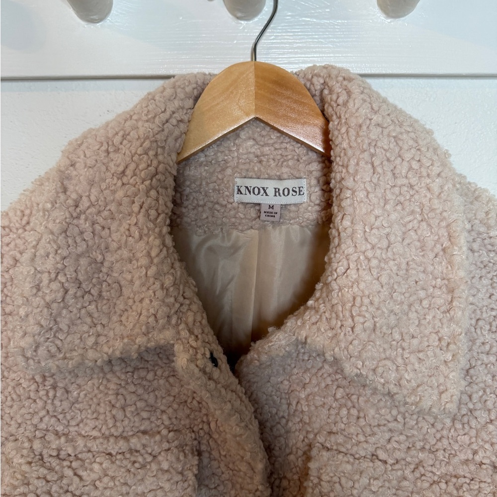 Knox Rose Cream Teddy Jacket